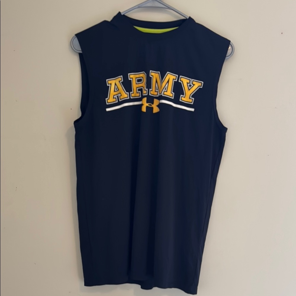 Under Armour Men’s Black Army Sleeveless Top